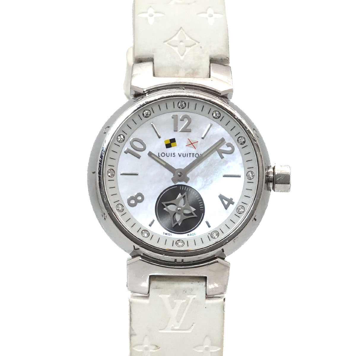 Tambour Lovely Cup PM Q12M0 Diamond White Shell Dial