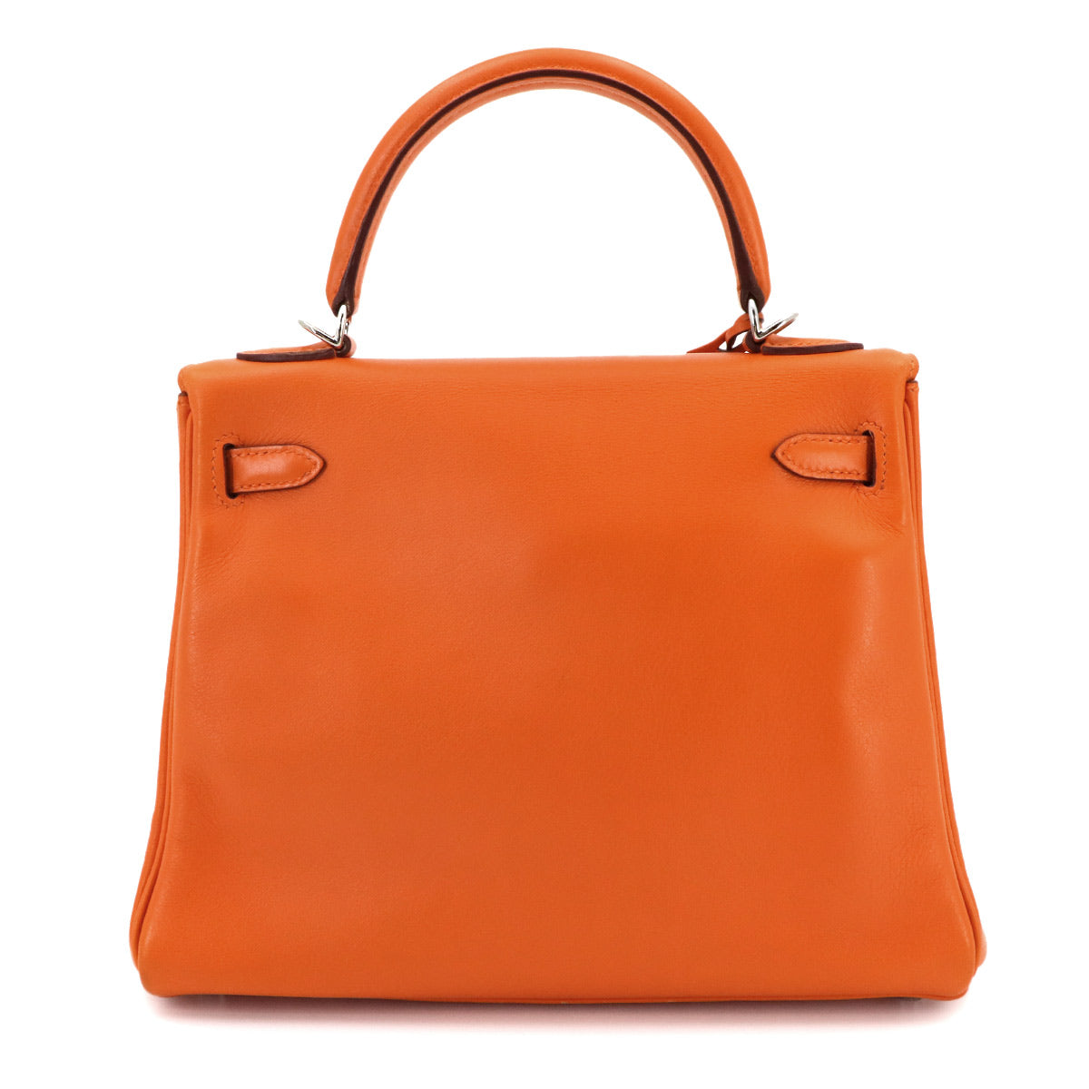 Kelly 25 Hand Shoulder Bag Veau Swift Orange Purse