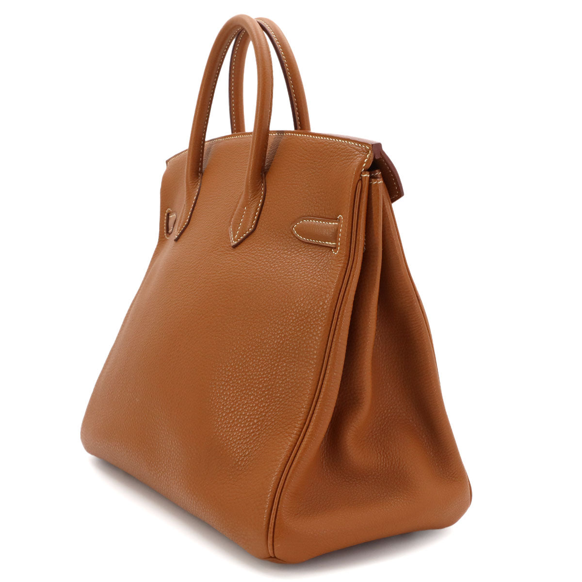 Haut a Courroies 32 Veau Togo Gold Hand Bag Vintage