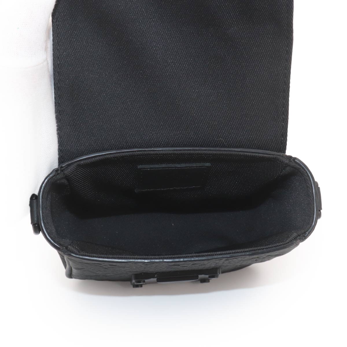Monogram Taurillon Pico S Lock Shoulder Bag Black M83148