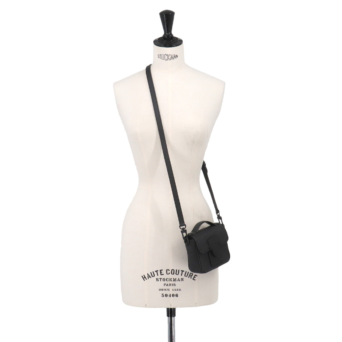 Monogram Taurillon Pico S Lock Shoulder Bag Black M83148