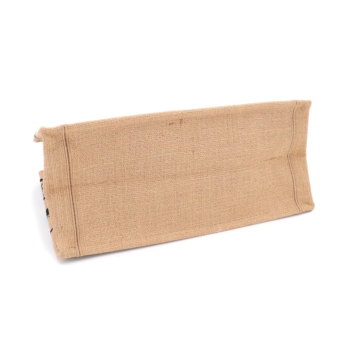Union Book Tote Medium Bag Jute Canvas Beige M1296ZRUW