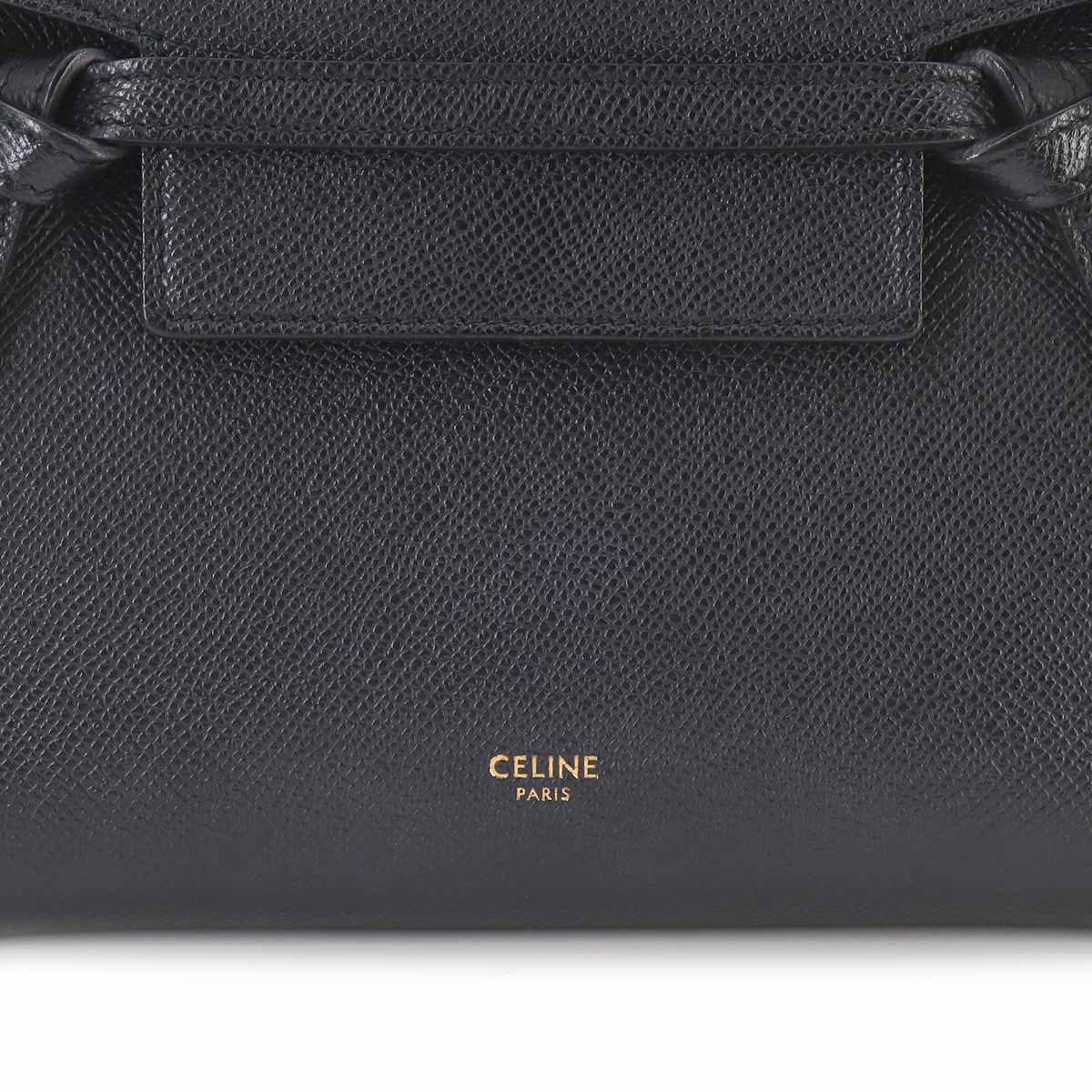 Belt Bag Nano Hand Shoulder Bag Leather Black 189003