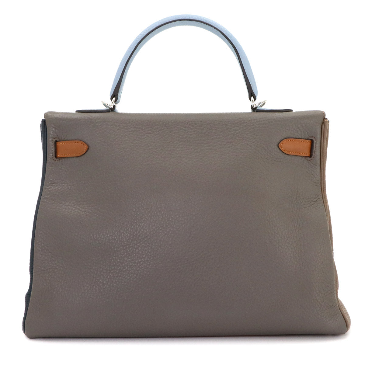 Kelly 35 Arlequin Taurillon Clemence Violet Hand Shoulder Bag