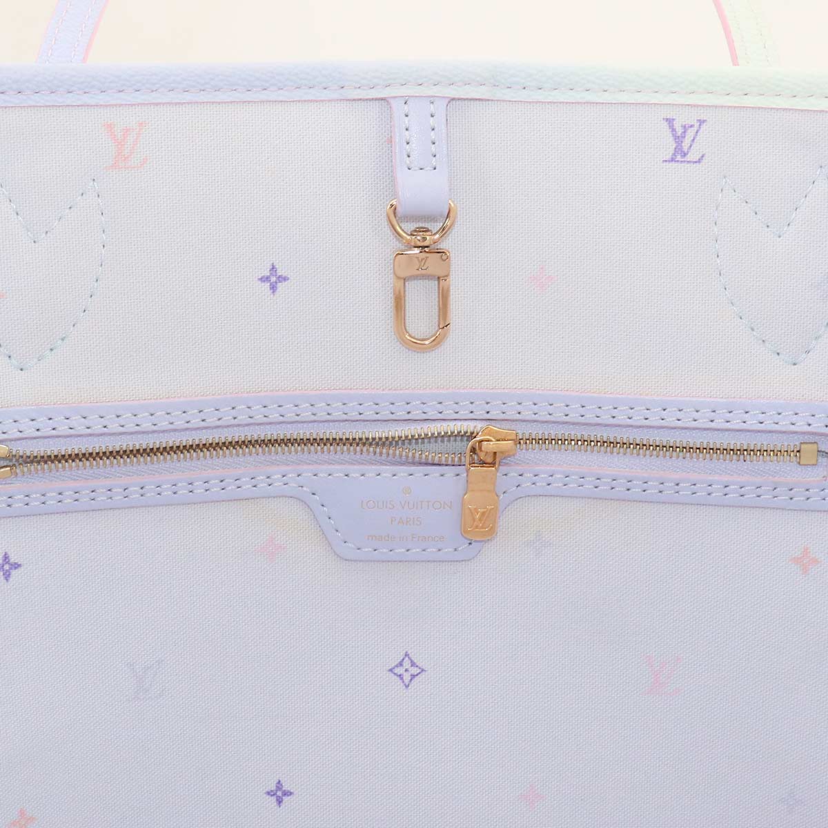 Monogram Neverfull MM Tote Bag Sunrise Pastel M46077