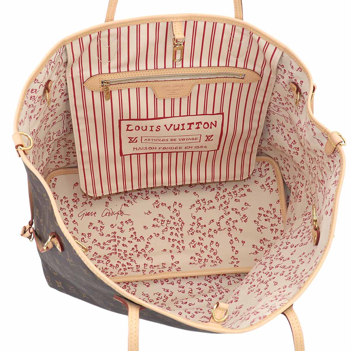 Neverfull Inside Out GM Tote Shoulder Bag M15124