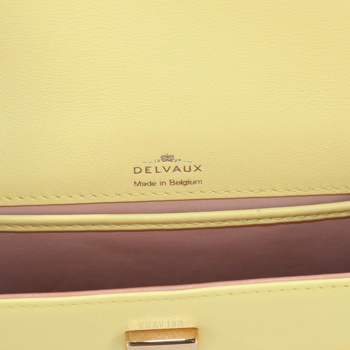 Tempete PM Hand Shoulder Bag Leather Yellow Purse