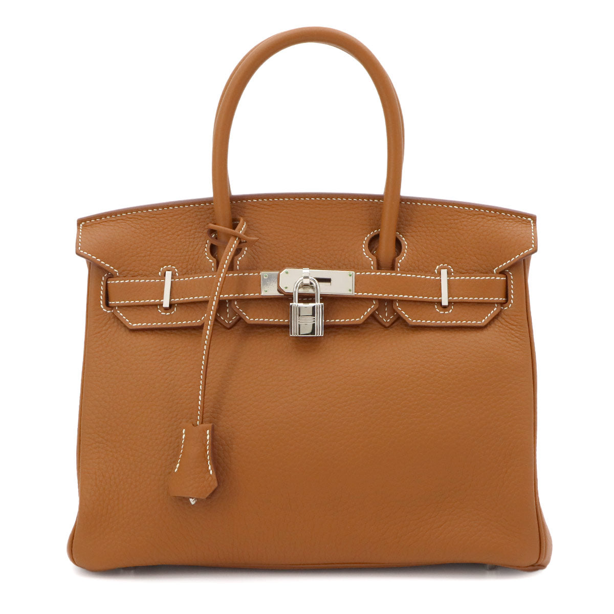Birkin 30 Taurillon Clemence Gold Hand Bag Purse