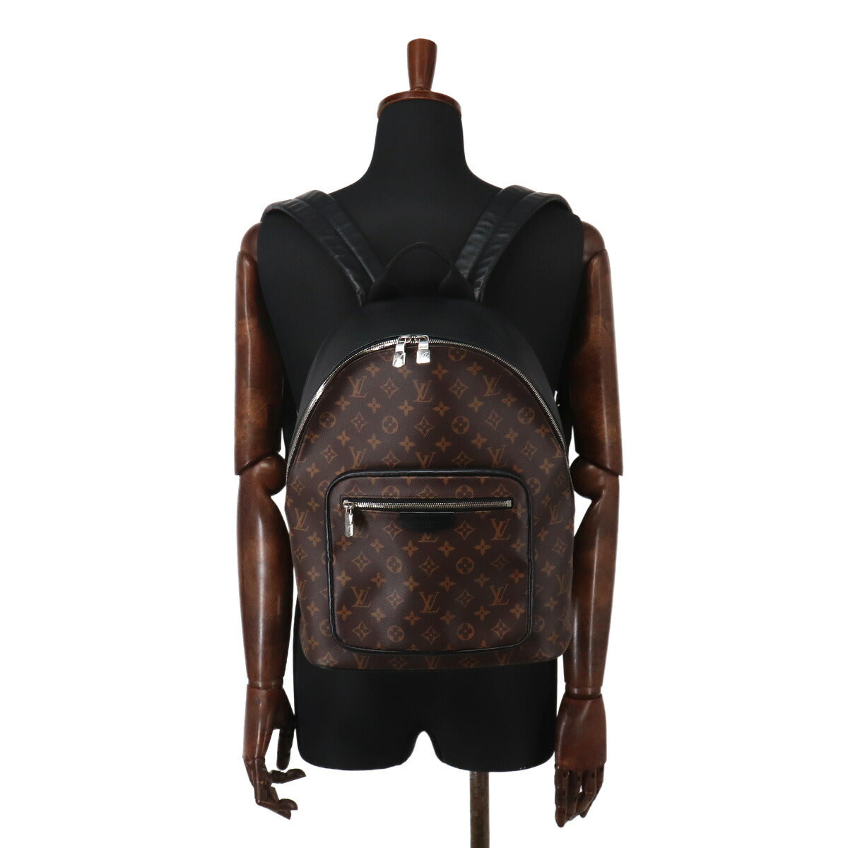 Monogram Macassar Josh Backpack NV Brown Black M45349