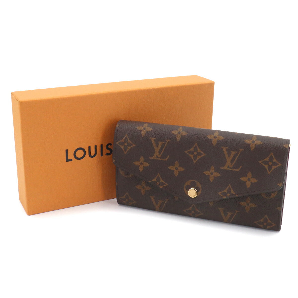 Monogram Sarah Wallet Brown Fuschia M62234 Purse