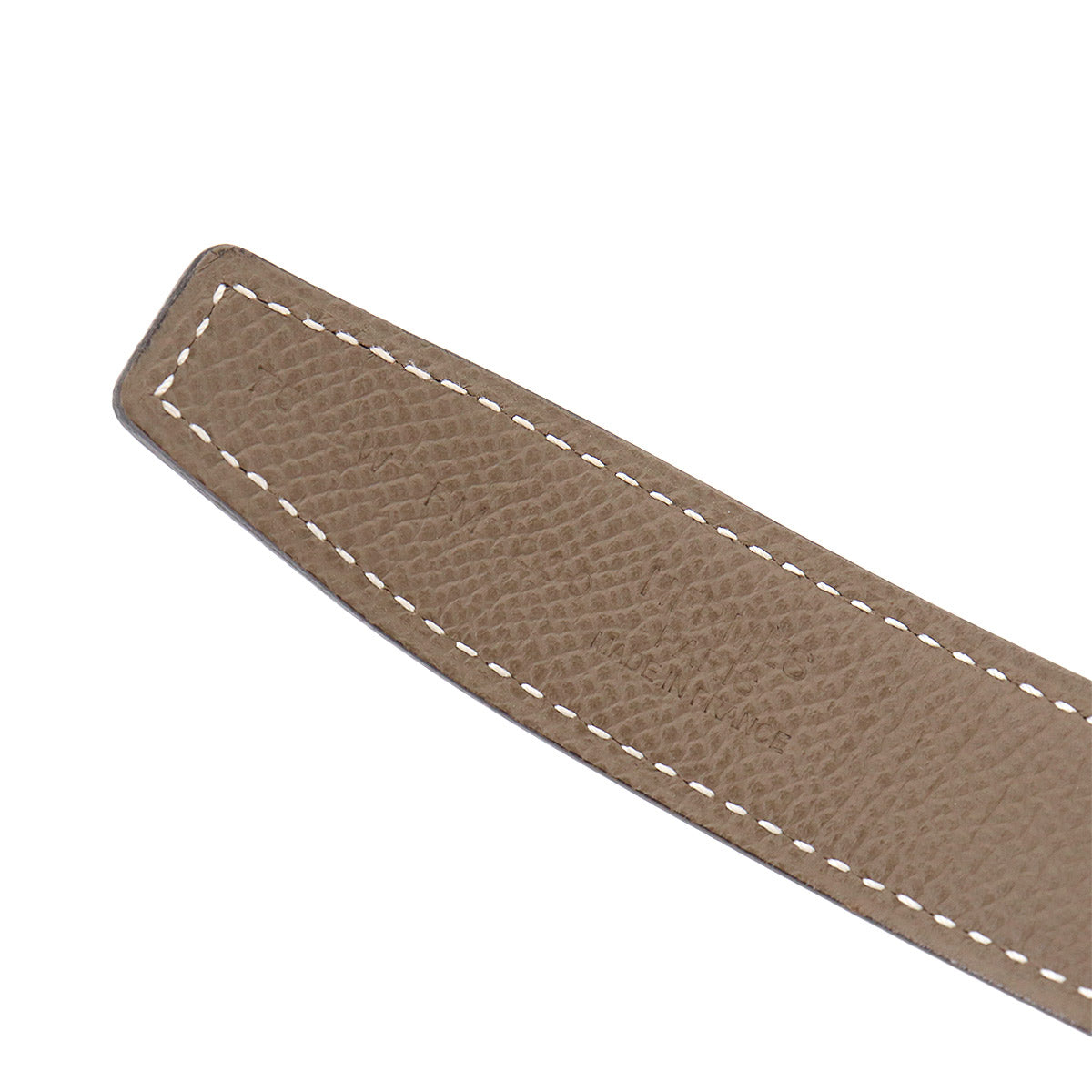 Constance Reversible H Belt Swift Epsom Black Etoupe 75