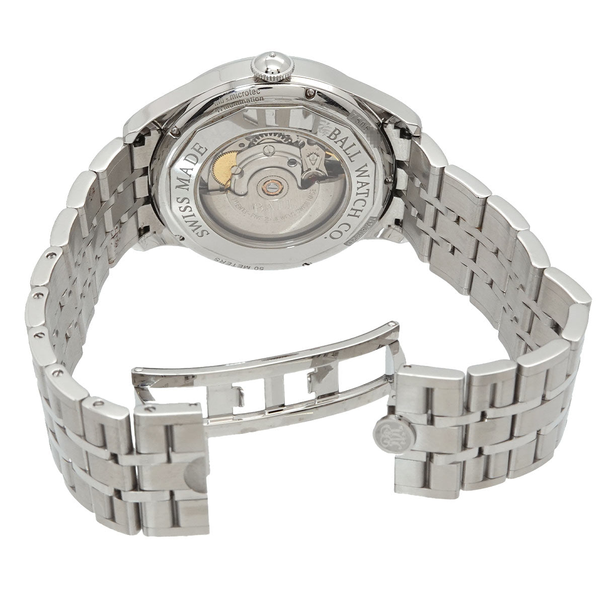 Train Master Moon Phase NM3082D Date Automatic Blue Dial Mens