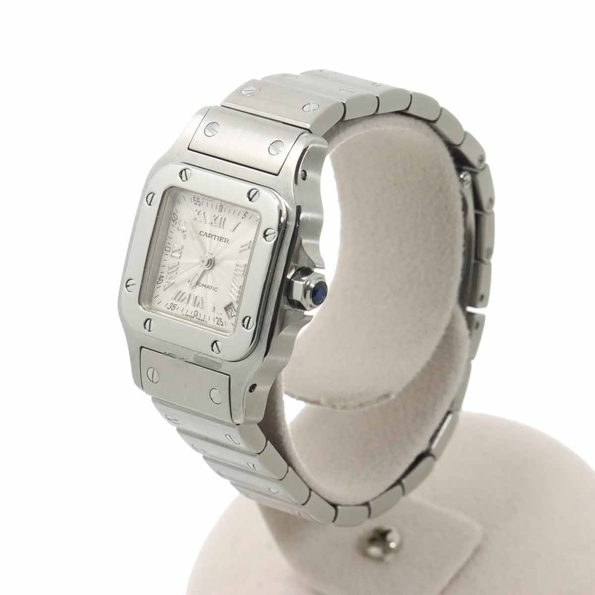 Santos Galbee SM W20044D6 Silver Dial Automatic Ladies