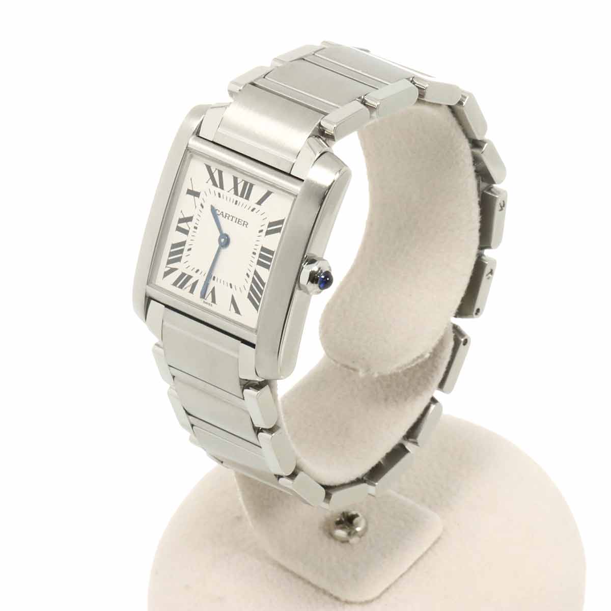 Tank Francaise MM W51003Q3 Quartz Cream Dial Boys Watch