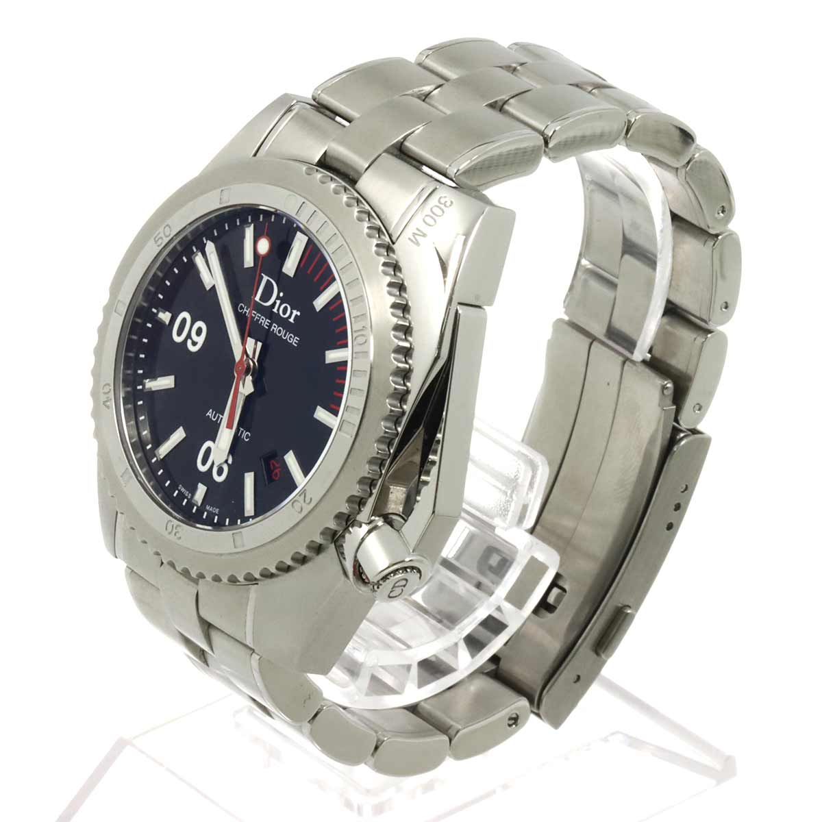 CHIFFRE ROUGE CD085510 Date Black Dial Mens Watch