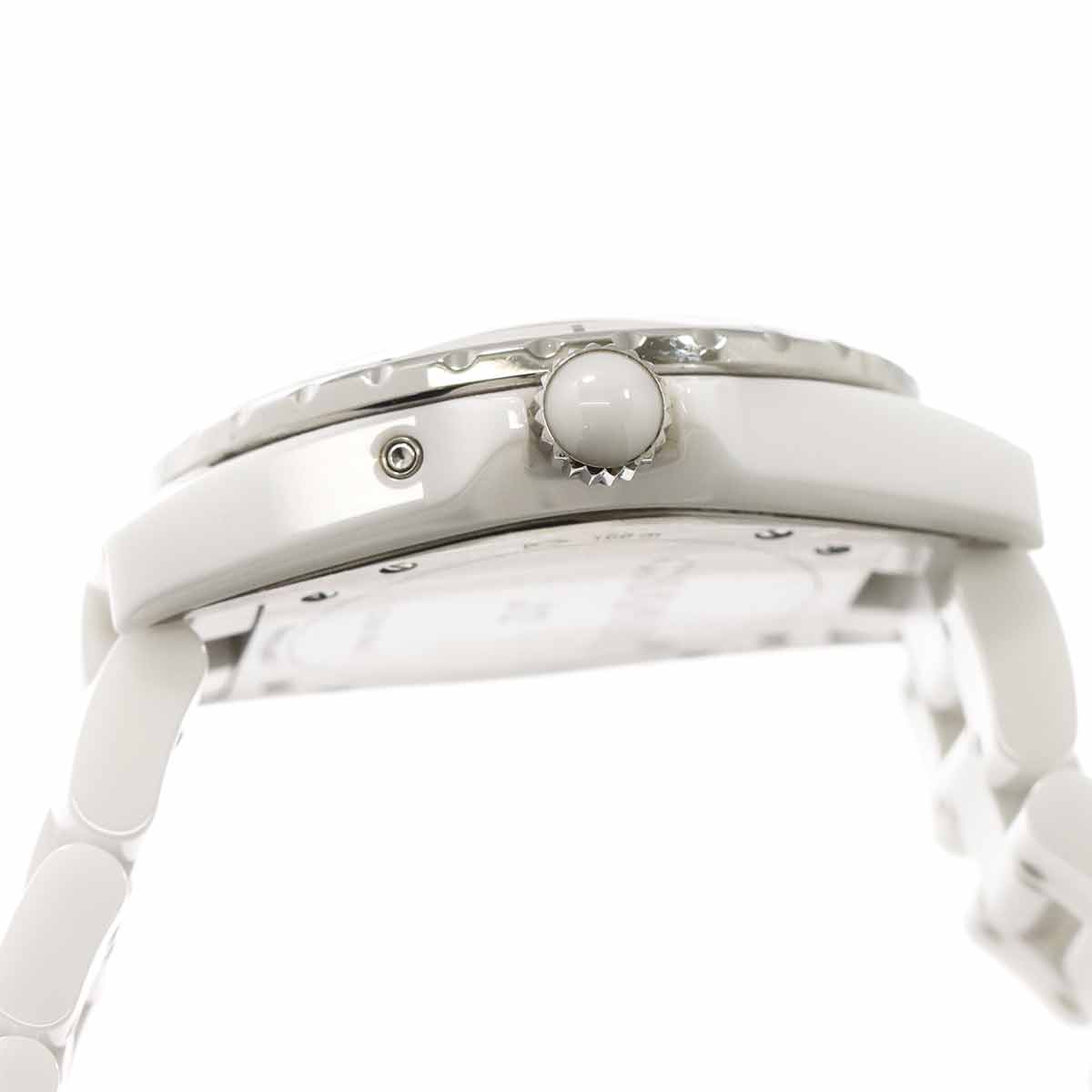 J12 Phase De Lune H3404 Moon Phase 38mm White Ceramic