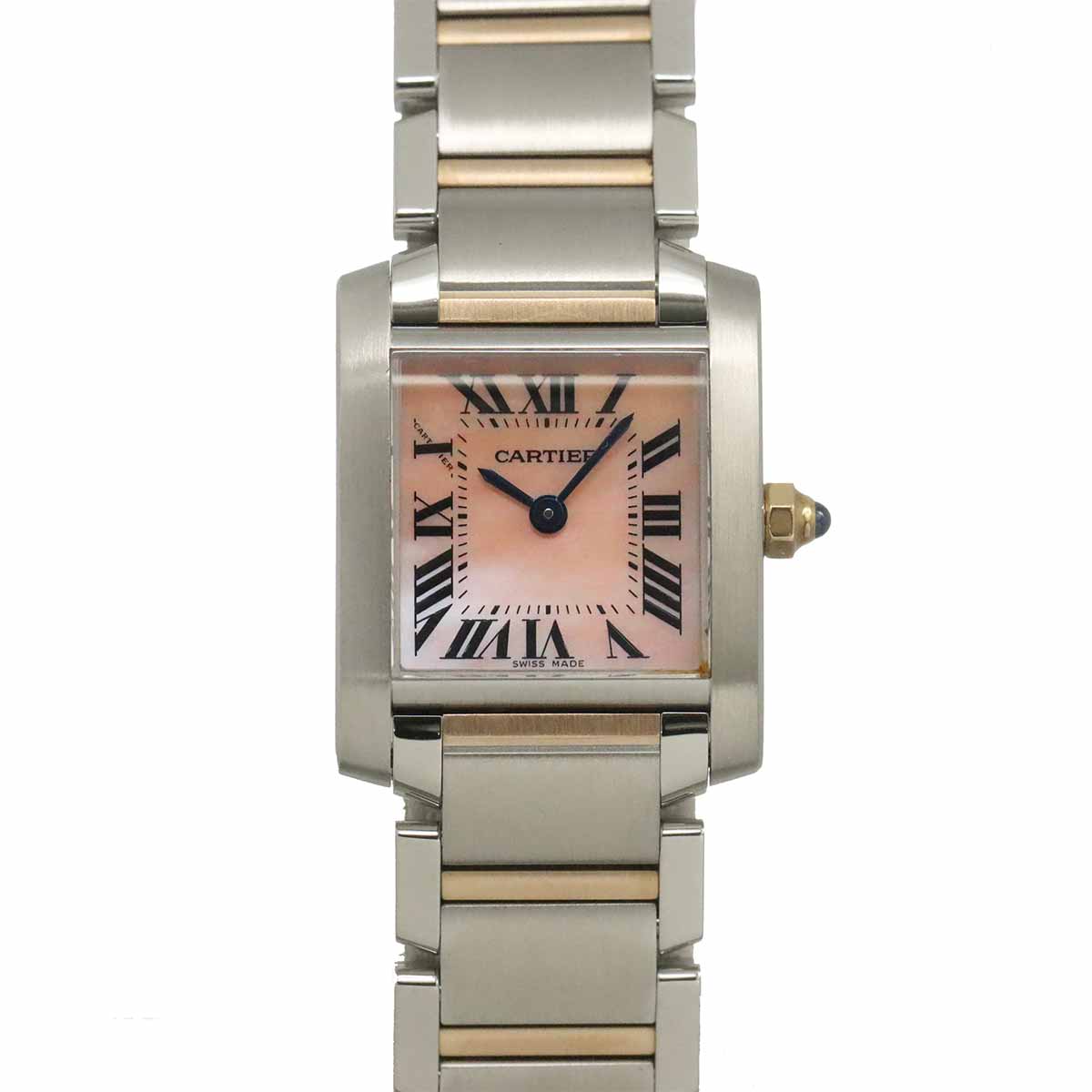 Tank Francaise SM W51027Q4 750 PG Quartz Pink Shell Dial