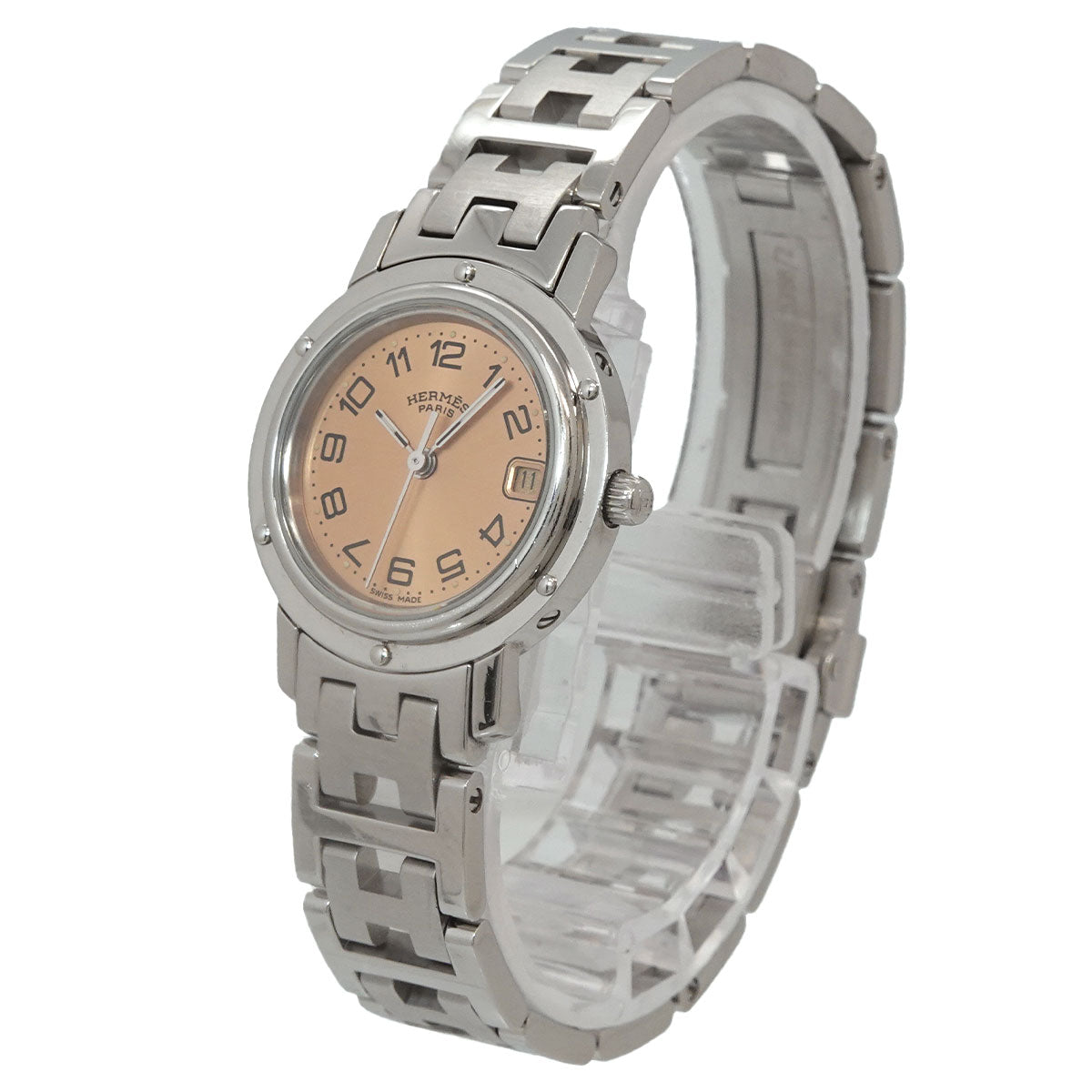 Clipper CL4 210 Date Pink Dial Quarts Ladies Watch