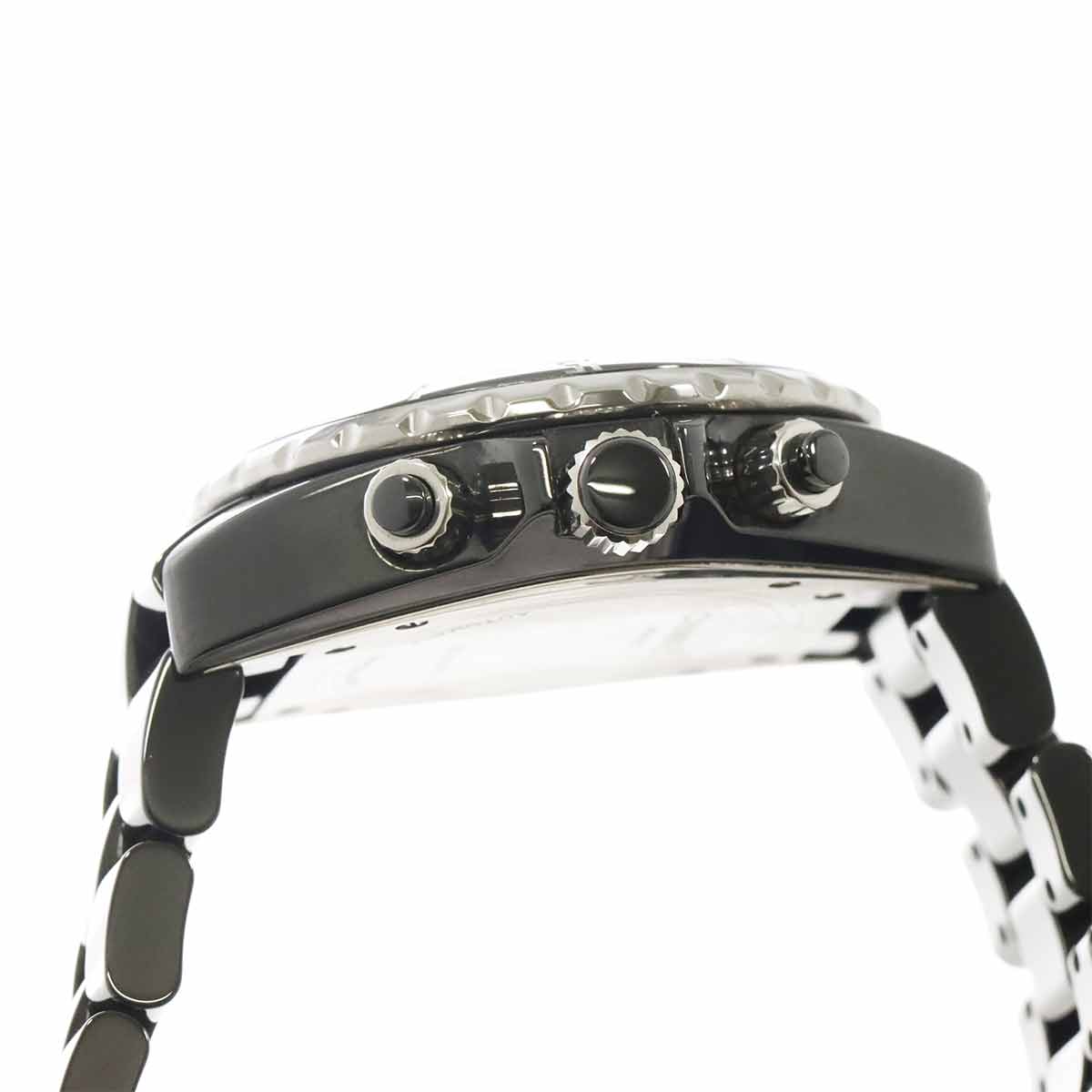 J12 41mm Chronograph H0940 Date Automatic Black Dial Mens