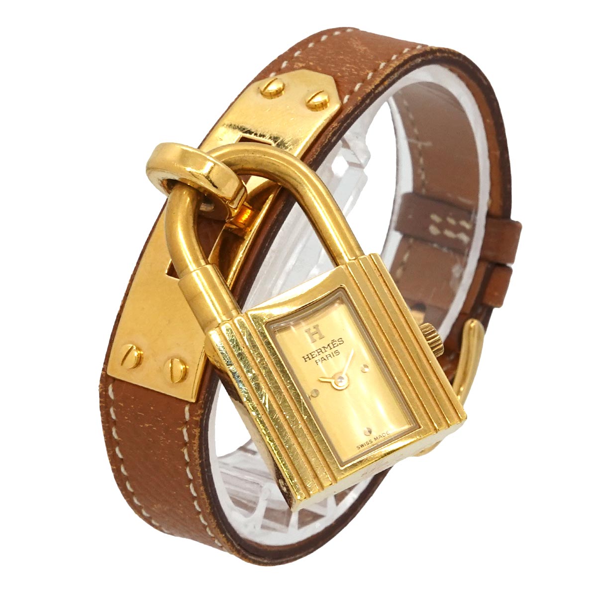 Kelly Watches Quartz Gold Dial Vintage Cadena Ladies Watch