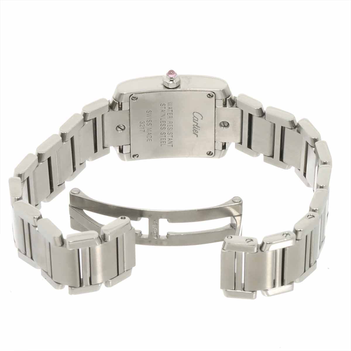 Tank Francaise SM W51028Q3 Quartz Pink Shell Dial Ladies
