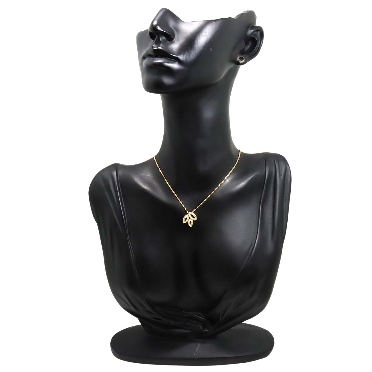 Lily Cluster Mini Diamond Necklace 18K Yellow Gold 750