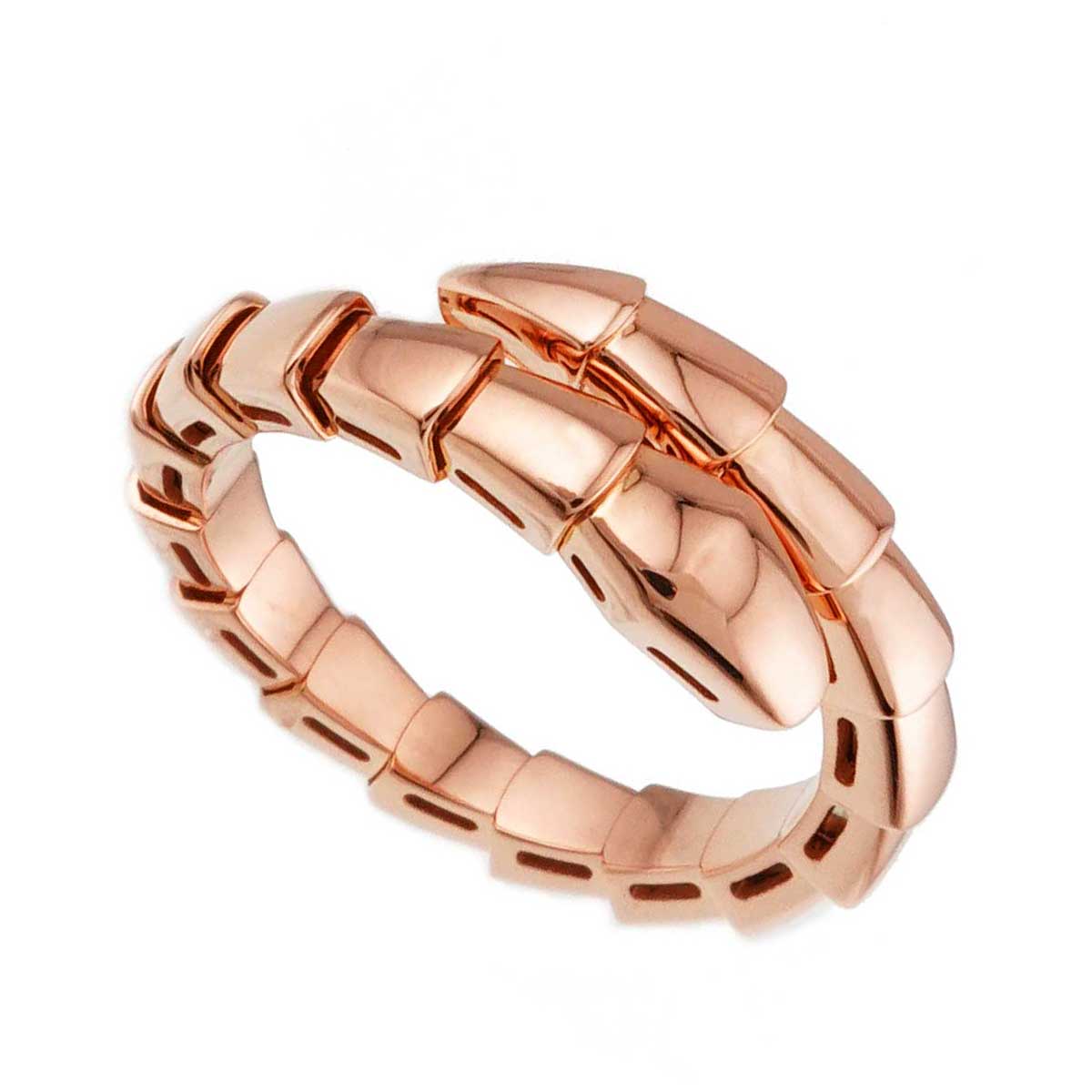 Serpenti Viper Ring 18K PG 750 sizeS 4.5(US)