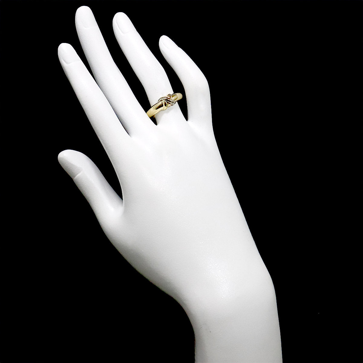 Thread Trinity Ring 18K YG WG PG 750 Size52 5.75-6(US)