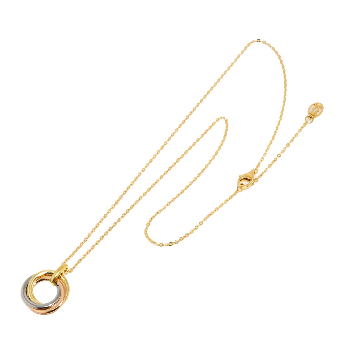 Trinity Necklace SM 18K YG WG PG 750 90326242