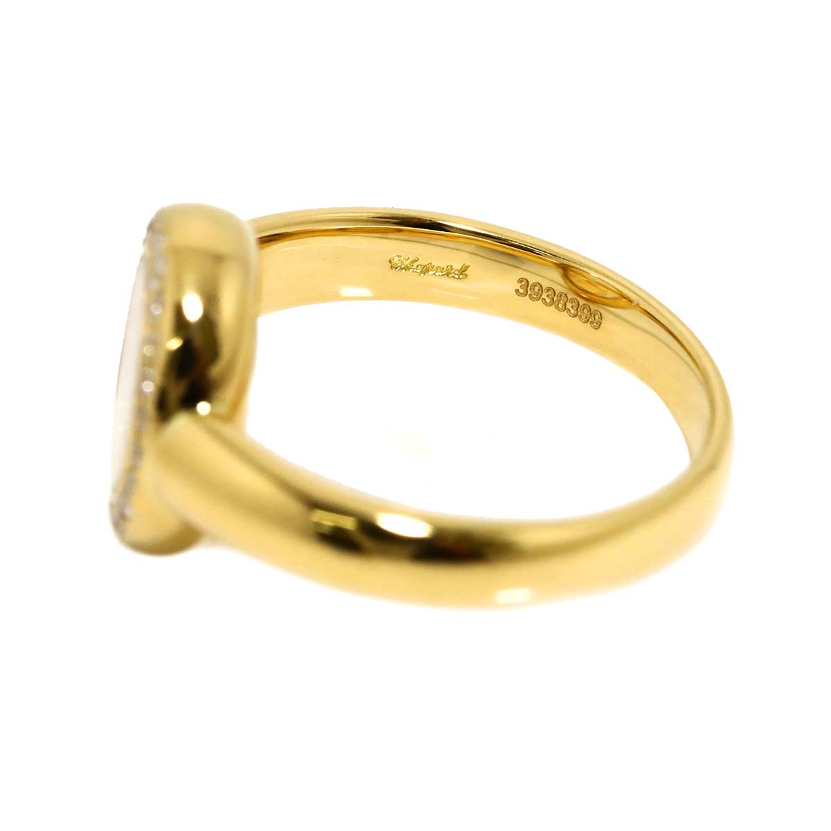 Happy Diamond Diamond Ring 18K YG 750 Size5.25(US)