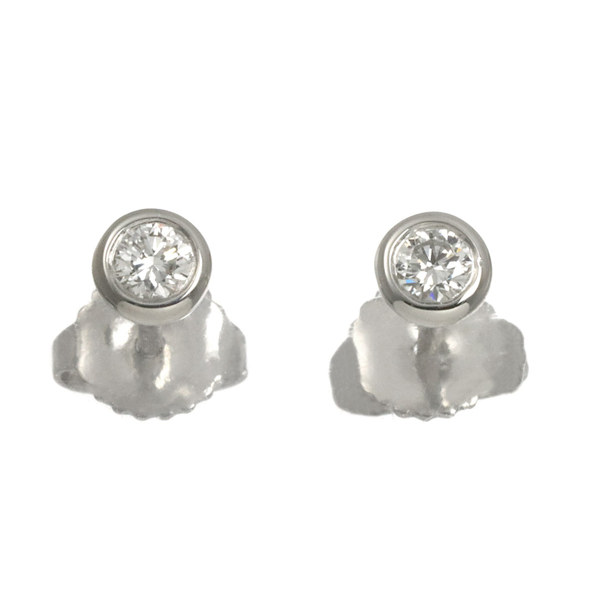 By The Yard Diamond Earrings Pierced Pt