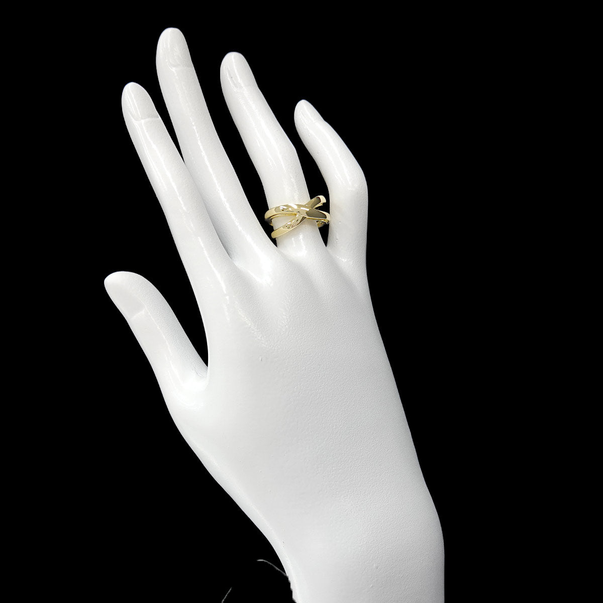 Infinity Ring 18K YG Yellow Gold 750 size5.25(US)