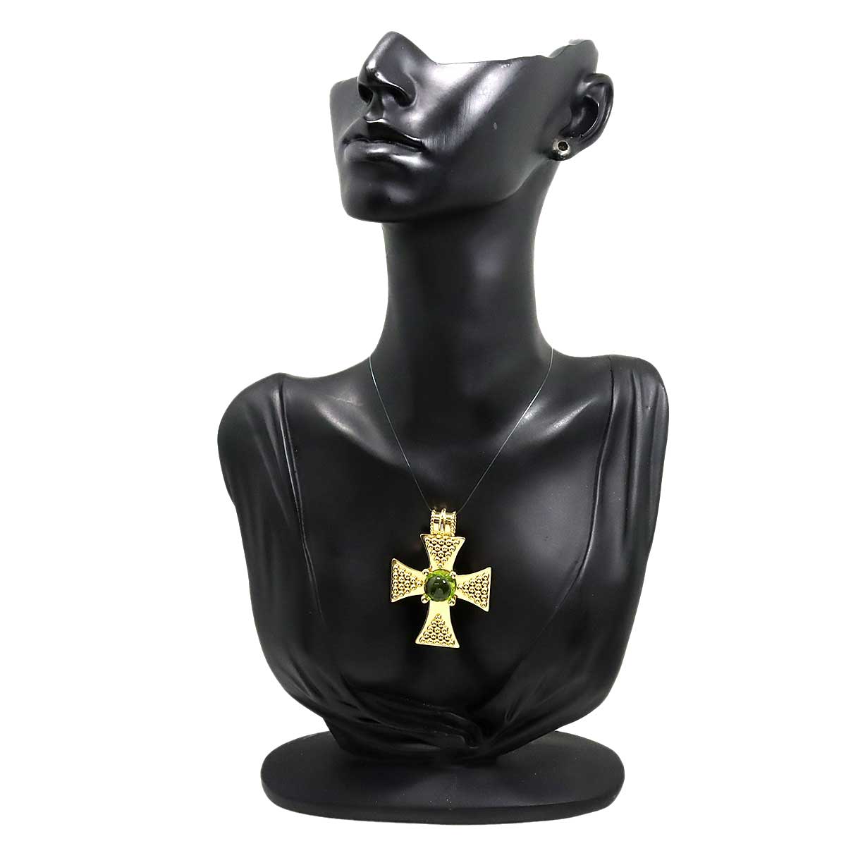 Pendant Top Peridot 18K Yellow Gold 750