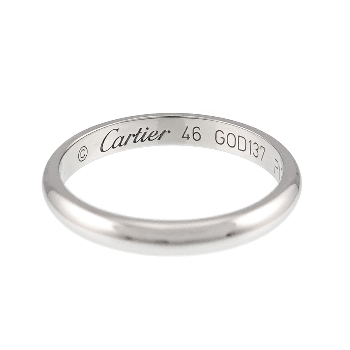 Classic Ring Platinum Size46 3.75(US)