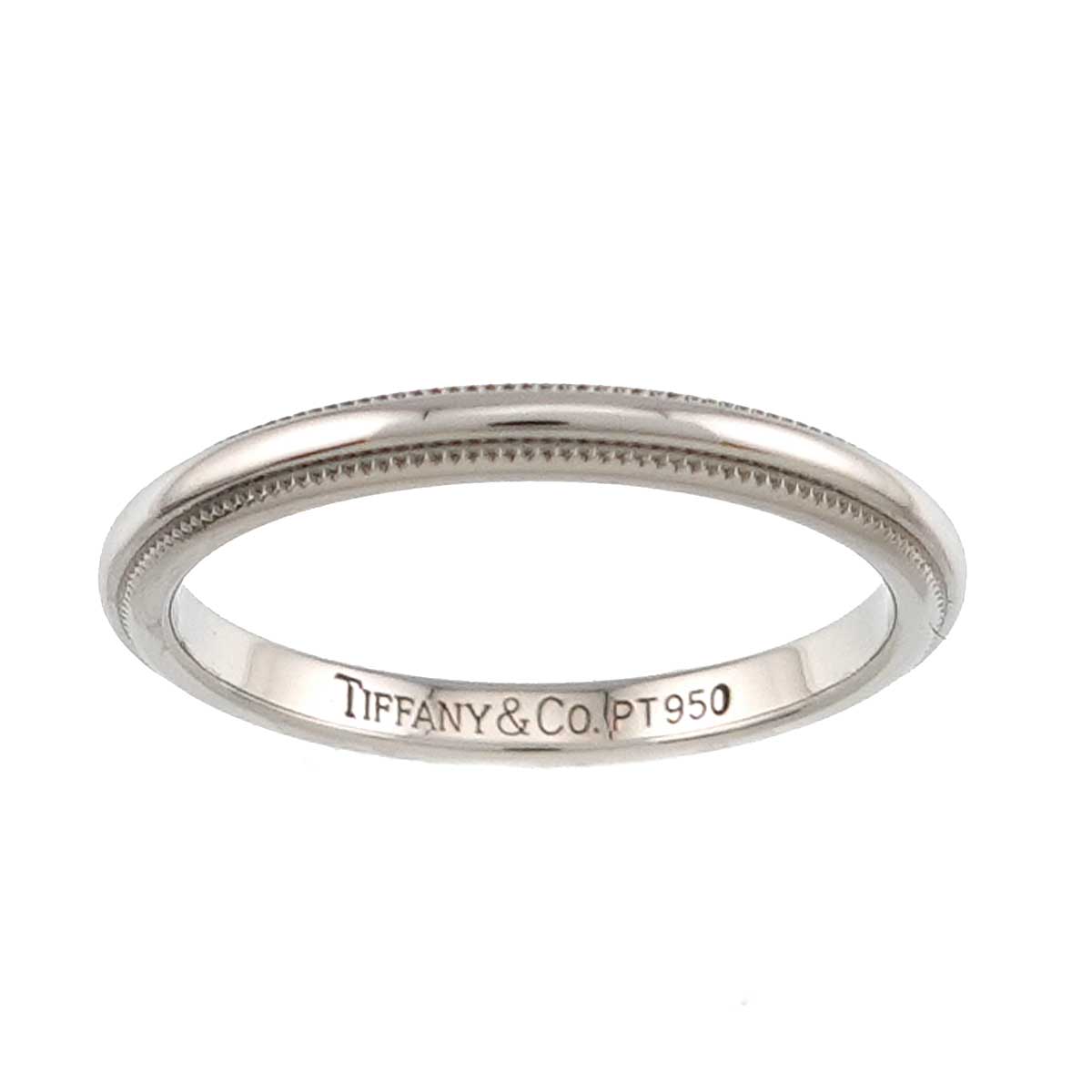 Milgrain Band Ring Pt Platinum Size5.25(US)