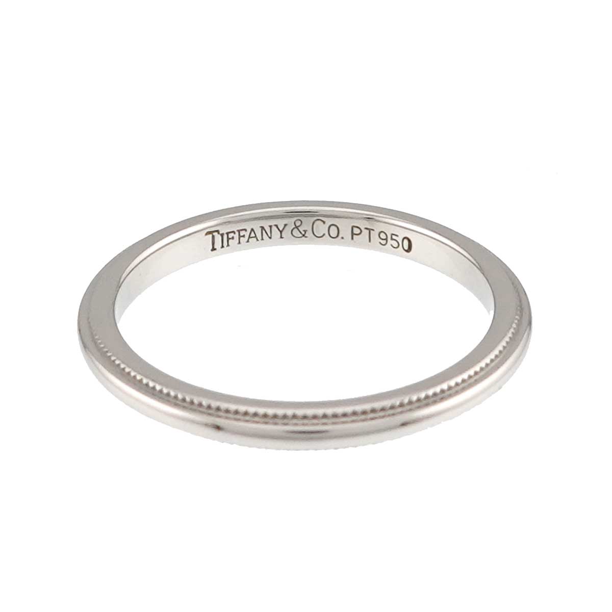 Milgrain Band Ring Pt Platinum Size5.25(US)