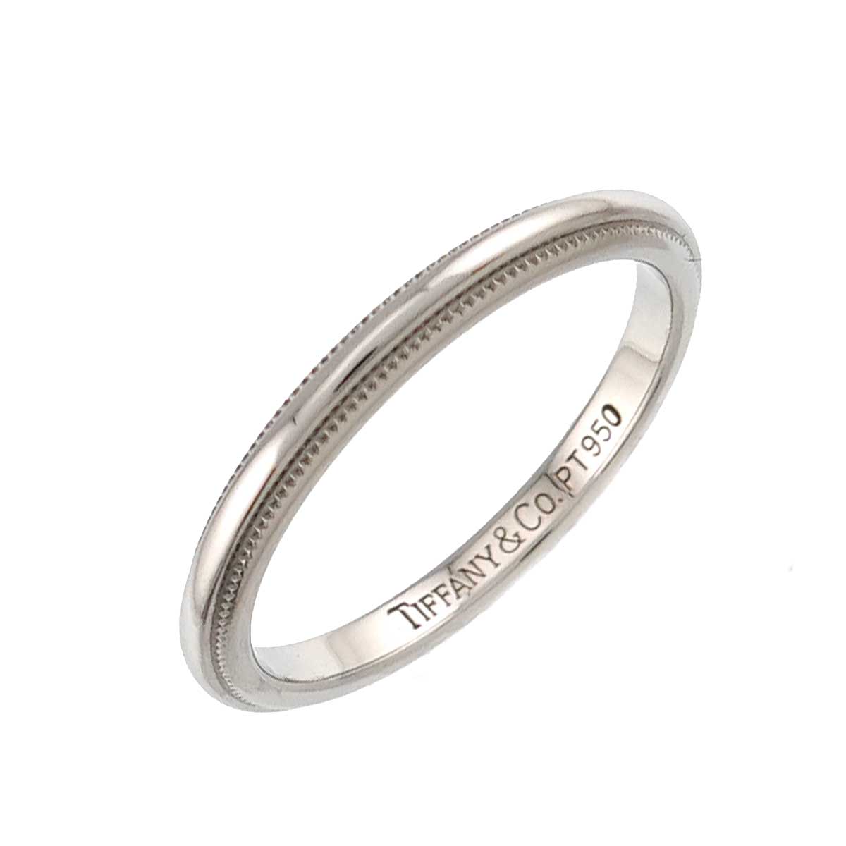 Milgrain Band Ring Pt Platinum Size5.25(US)