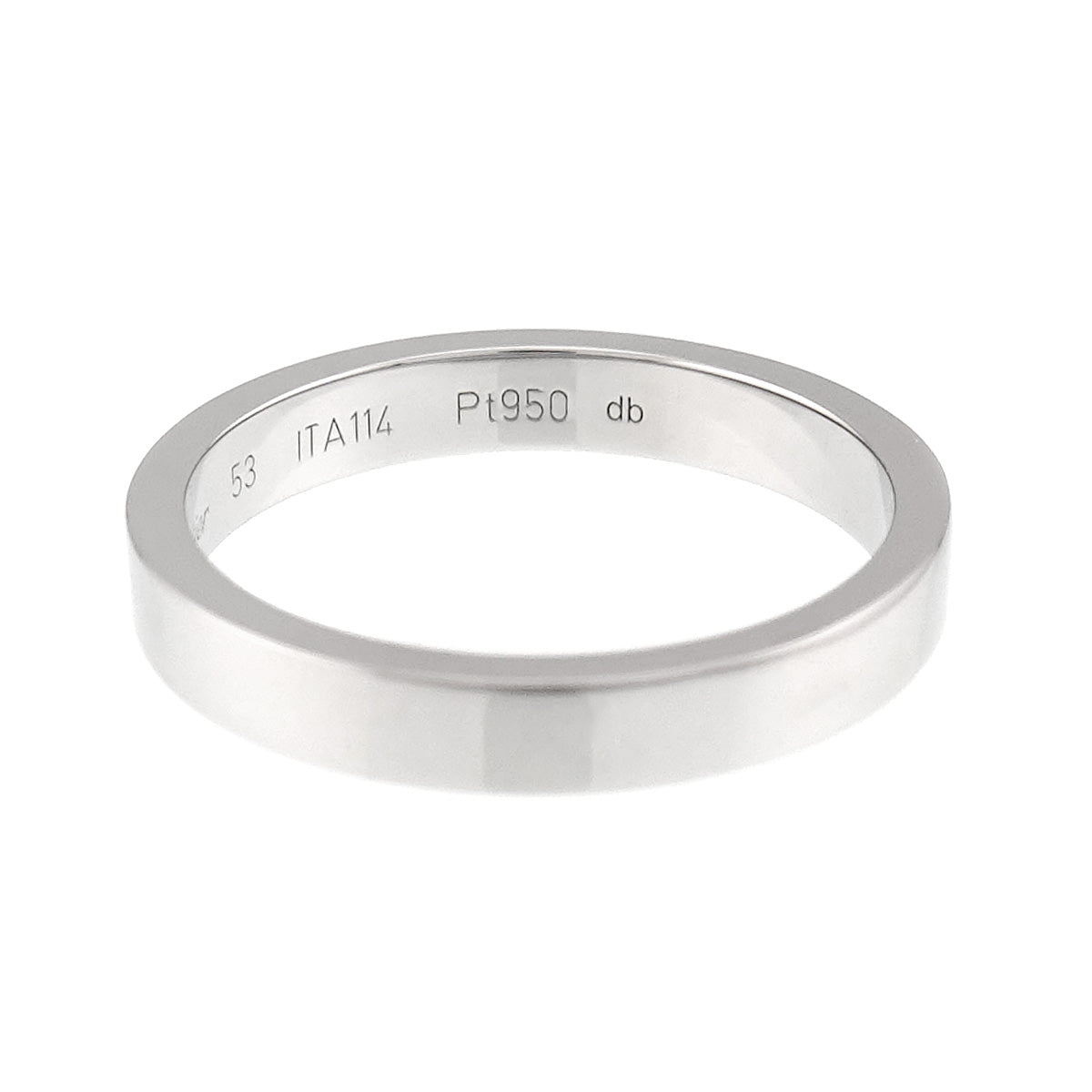 C de Ring Pt Platinum size53 6.25-6.5(US)