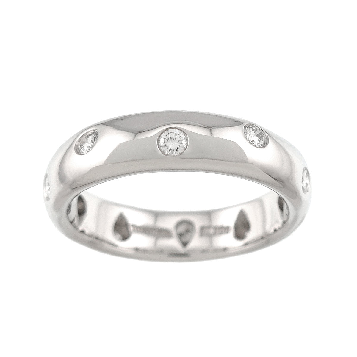 Dots Diamond Ring Platinum Size4.5-4.75(US)
