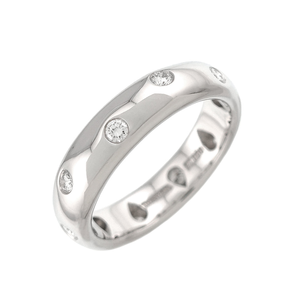 Dots Diamond Ring Platinum Size4.5-4.75(US)