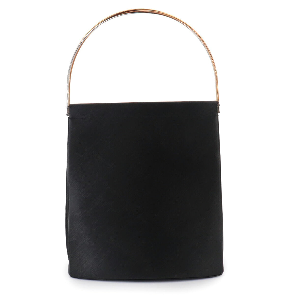 Trinity Hand Bag Leather Black Purse