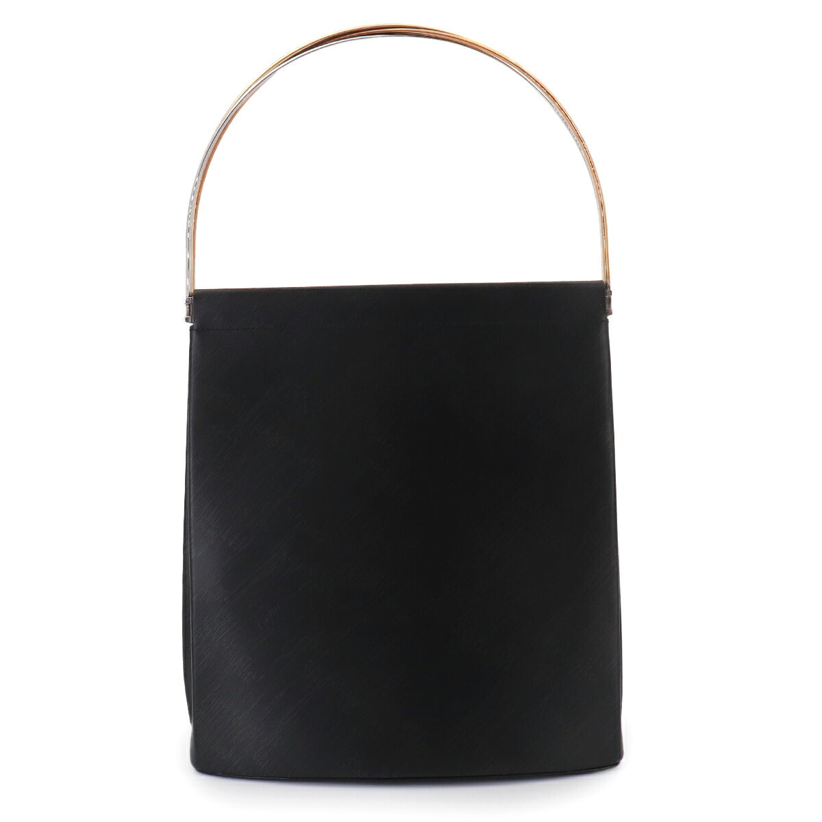 Trinity Hand Bag Leather Black Purse
