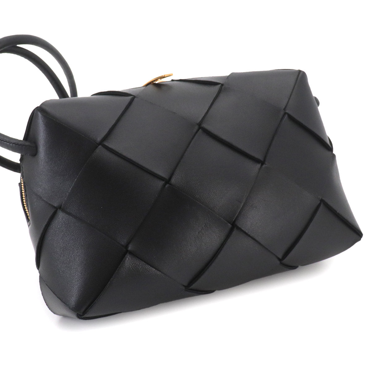 Intrecciato Small Cassette Camera Shoulder Bag 709417