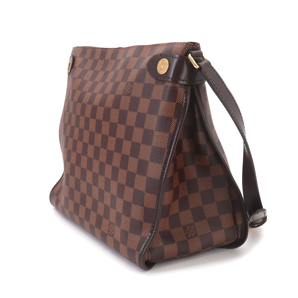 Damier Duomo Shoulder Bag Ebene Brown N41425 Purse