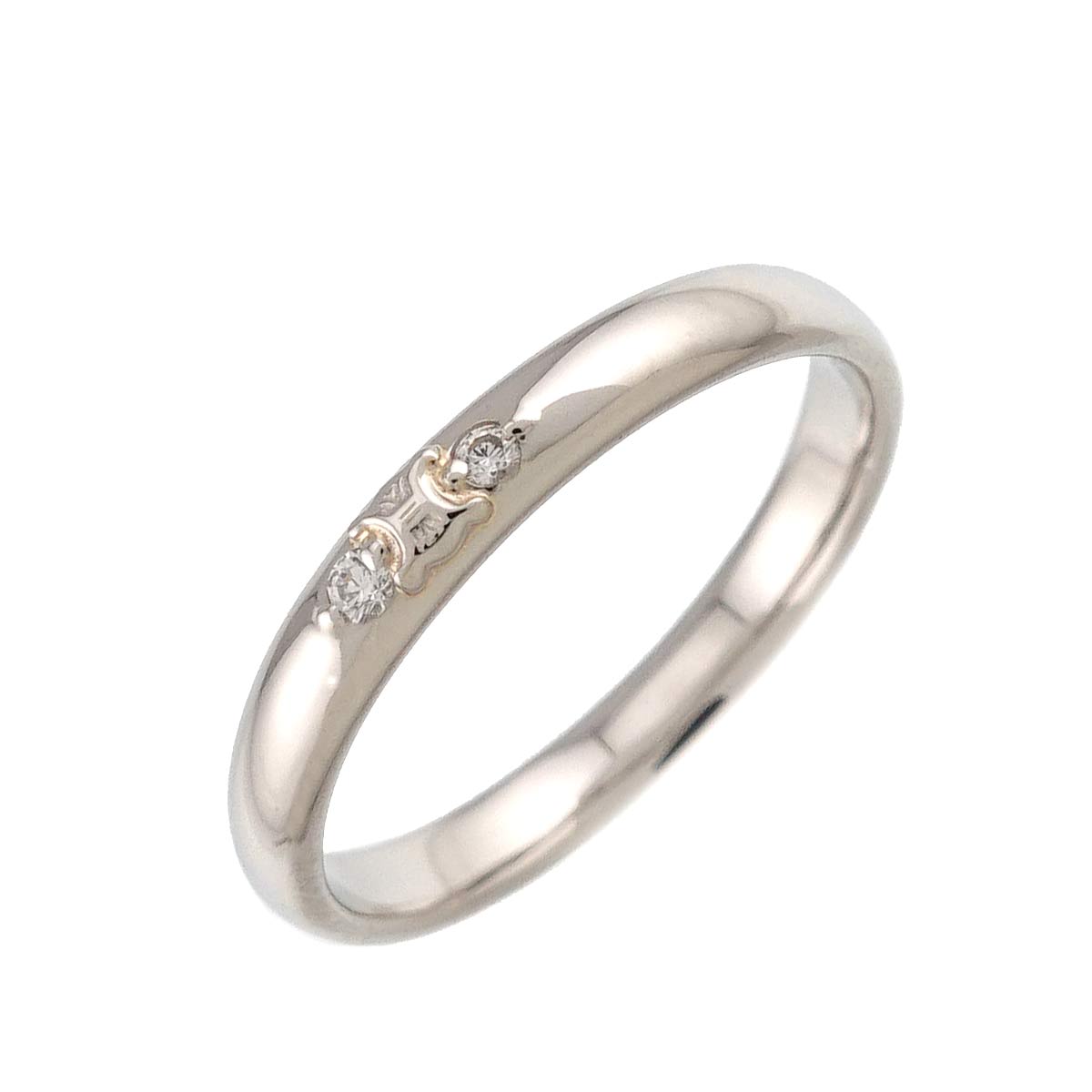 Macadam Diamond 0.02ct Ring Pt size6-6.25(US)
