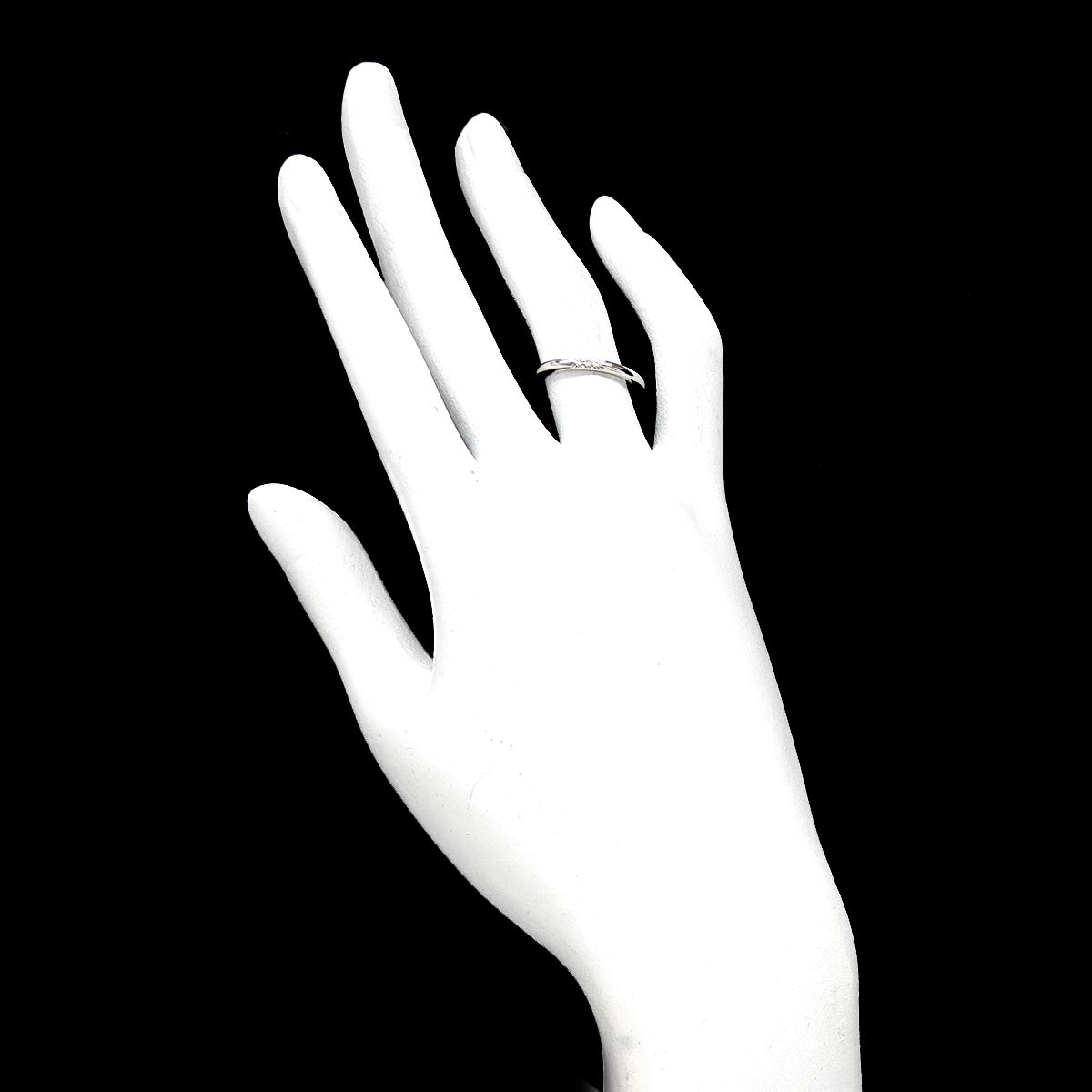 Forever Band Diamond Ring Pt Platinum Size5.75-6(US)