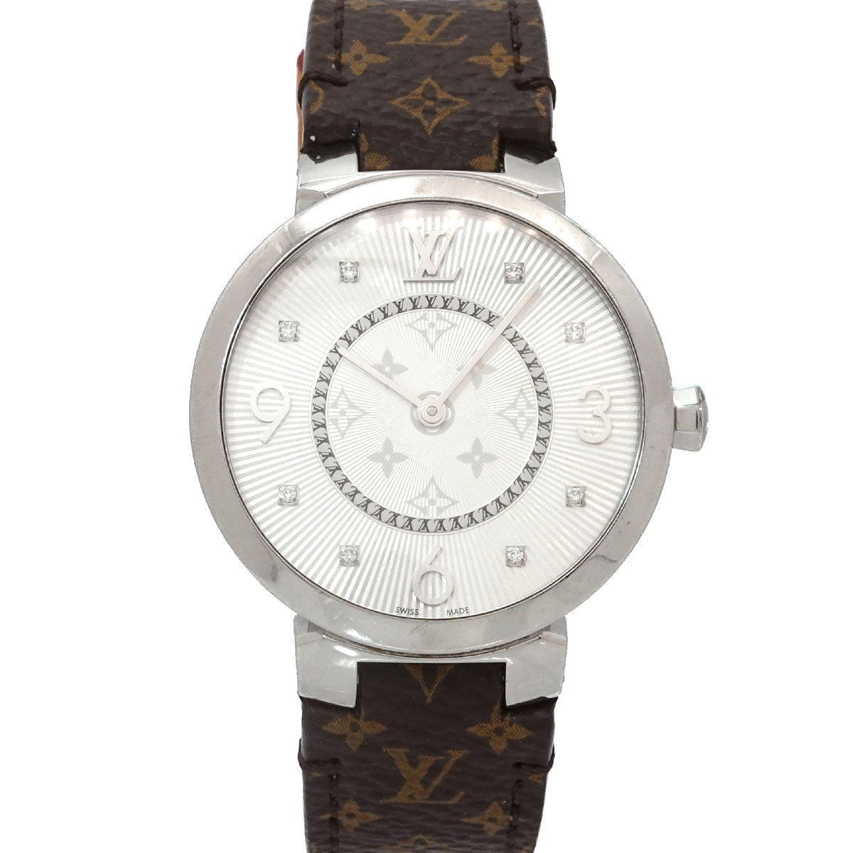 Tambour Monogram Q13MJB 8P Diamond Ladies watch