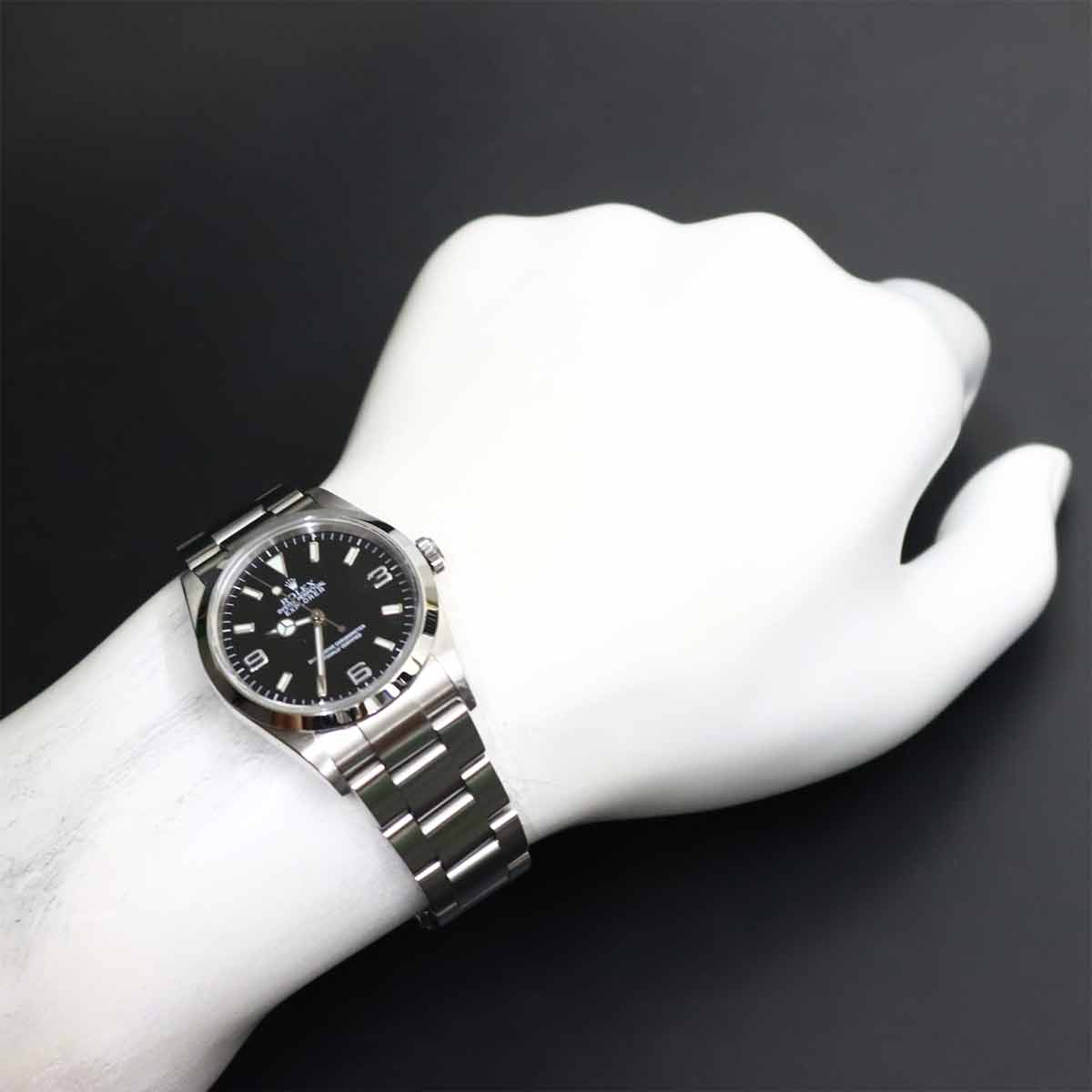 Explorer 1 14270 Serial K Automatic Black Dial Mens Watch