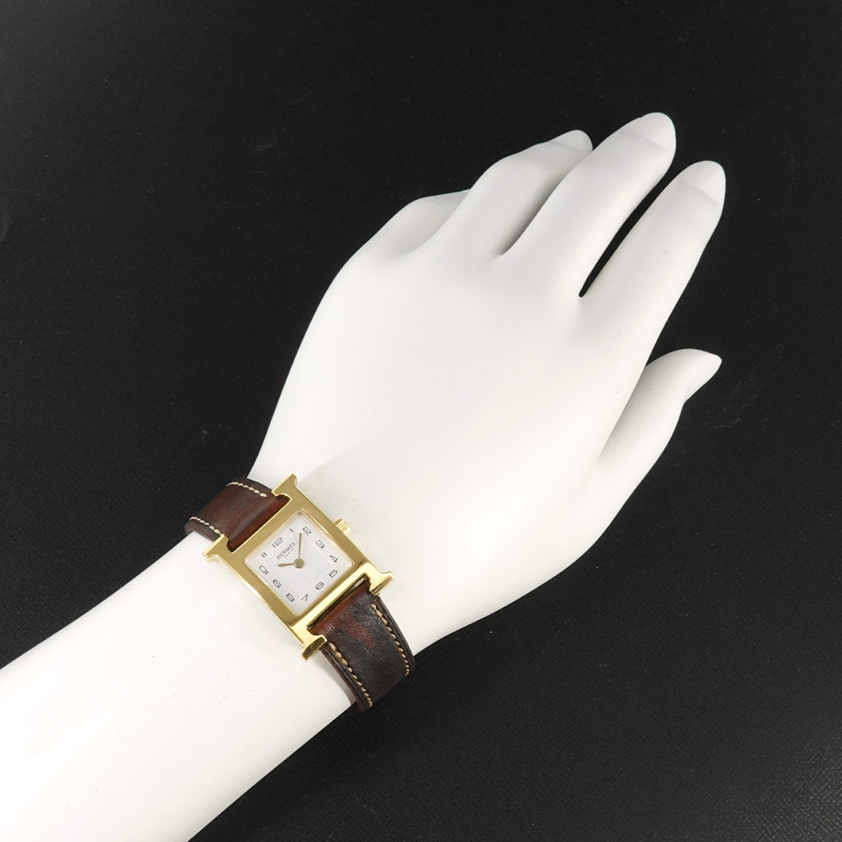 H Watch HH1 201 Quartz White Dial Ladies Watch