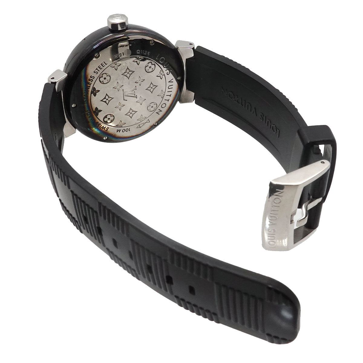Tambour In Black GMT Q113K Automatic Mens Watch